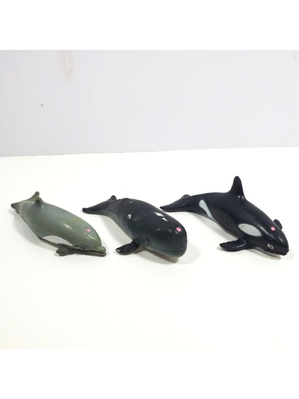 AAA Sperm Whale Dolphin Killer Whale 3.5" Figures Lot 3 Miniatures Mini - Picture 3 of 16